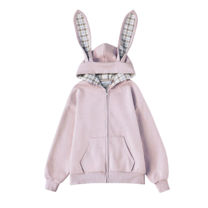 Adorable Dopamine Bunny Hoodie