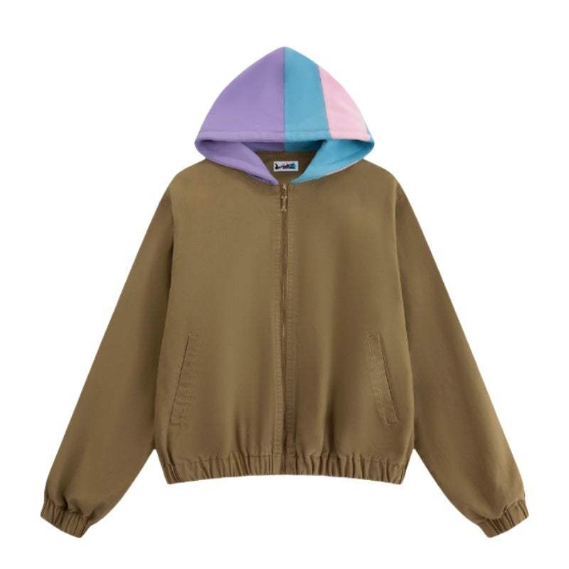 Casual Colorblock Hoodie
