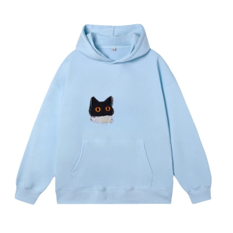 Casual Trendy Cat Hoodie