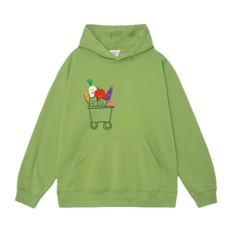 Cute Matcha Green Casual Hoodie