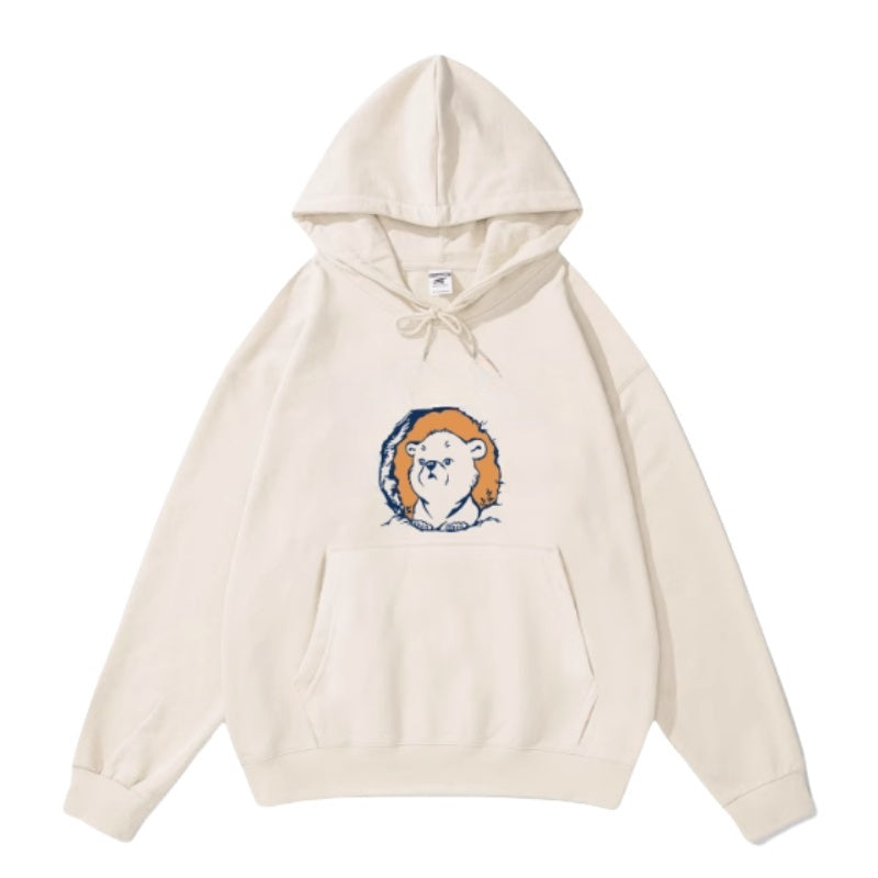 Trendy Apricot Oversized Hoodie